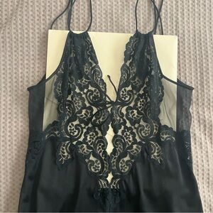 Glydon’s of Hollywood vintage black lingerie / negligee.